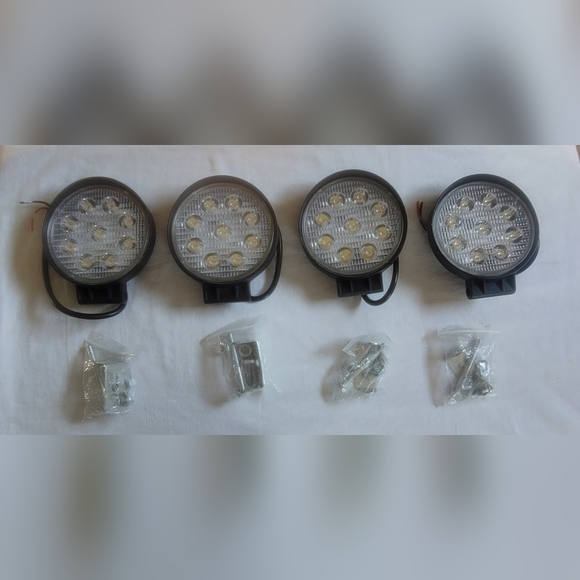 Round led driving spot lights - Picture 1 of 6